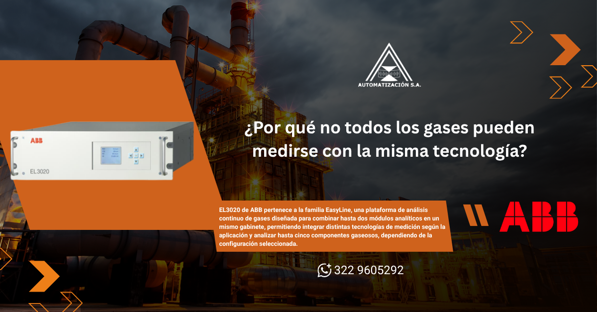 ¿Por qué no todos los gases pueden medirse con la misma tecnología?